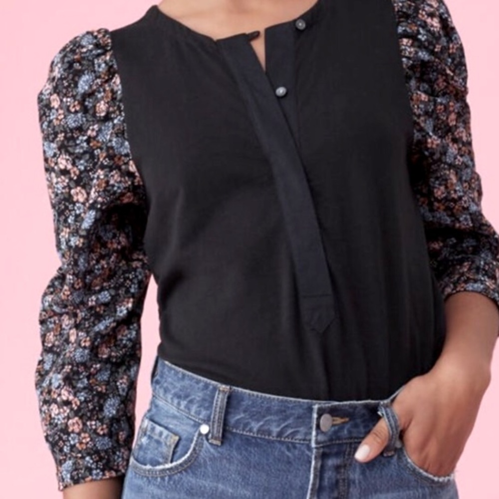 La Vie Rebecca Taylor Lisette Jersey Tee